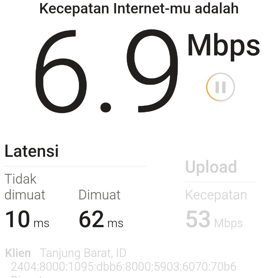 van_a_tama's tweet photo. @BiznetHome min ini dari tadi Speed cuma bengong segini https://t.co/FUvwBZOQuw