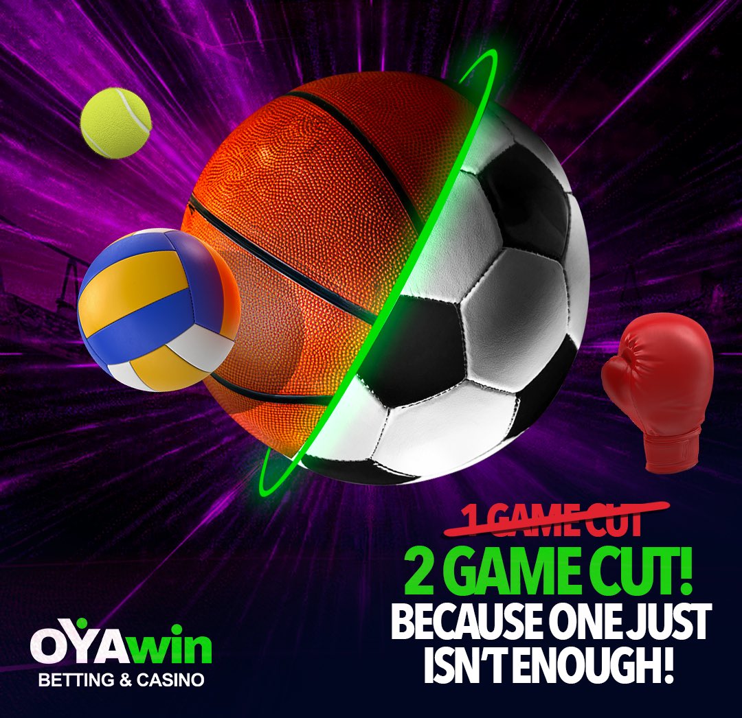 oyawin_nigeria's tweet photo. Double the action, double the fun! ๐คฉ
Why settle for 1 game cut when you can have 2? At Oyawin, weโve got you covered even if two games cut! ๐
Enjoy our 2-GAME CUT promo and stay winning! ๐โฝ๐ช
Link: https://t.co/EkgueM76Ah
#Oyawin #2GameCut #BetSmart #BigWins https://t.co/hZC9PUrXcn
