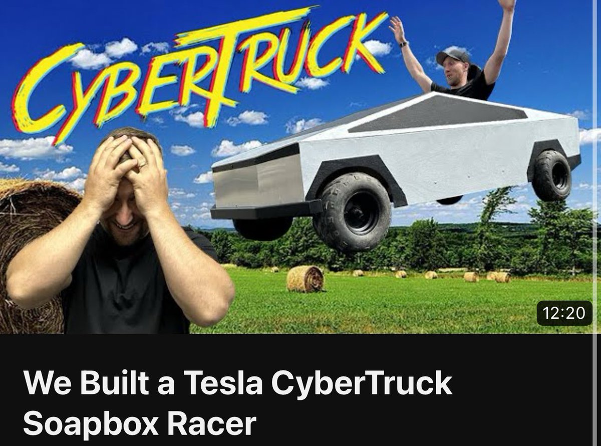 Check it out. We built a CuberTruck….

youtu.be/0x_kuB4z8zU?si…