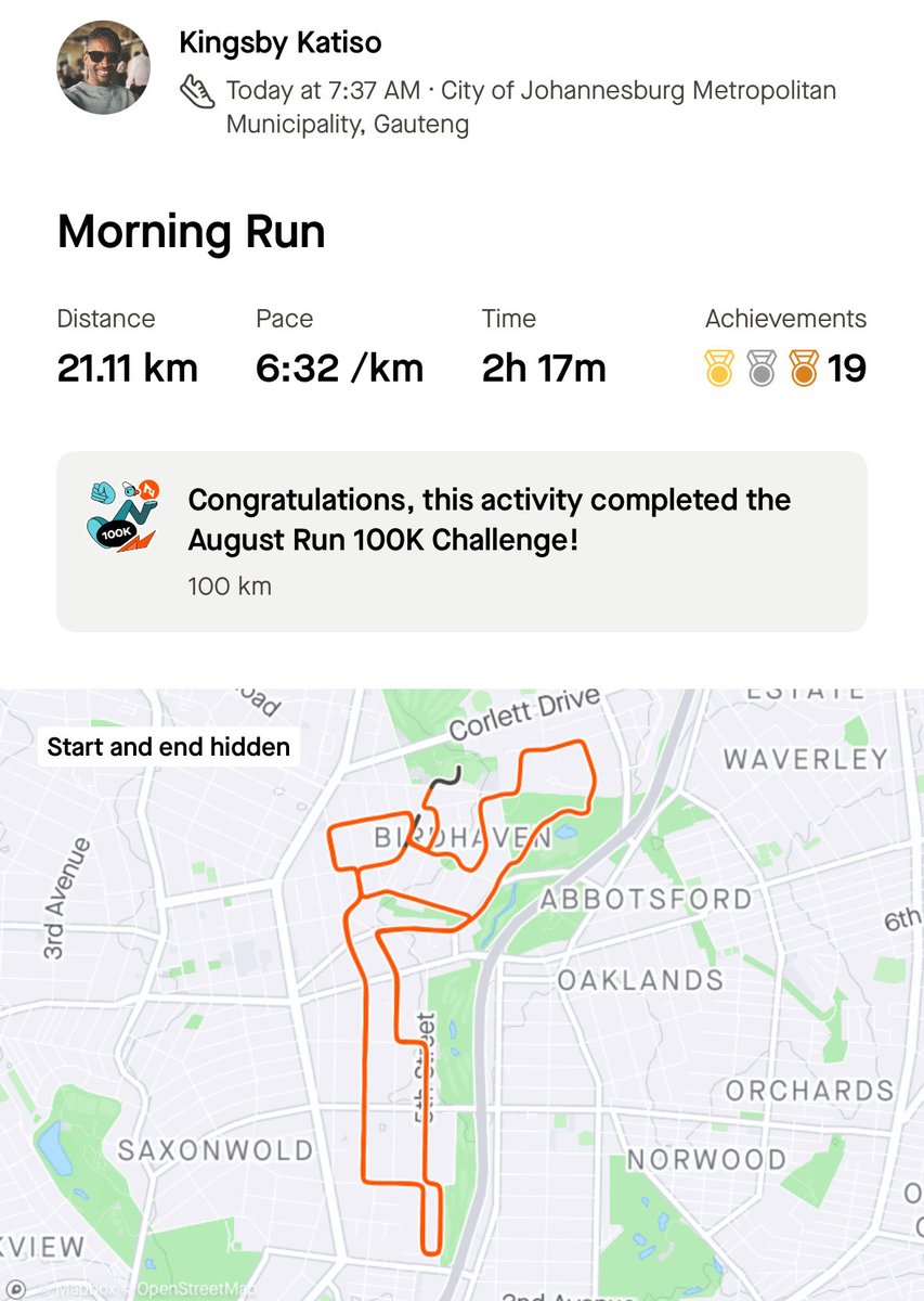 KingsbyZA's tweet photo. Endorphins Released! 
#vitalityrunseries #wanderersroadrace2024 https://t.co/NyuAUvo94k