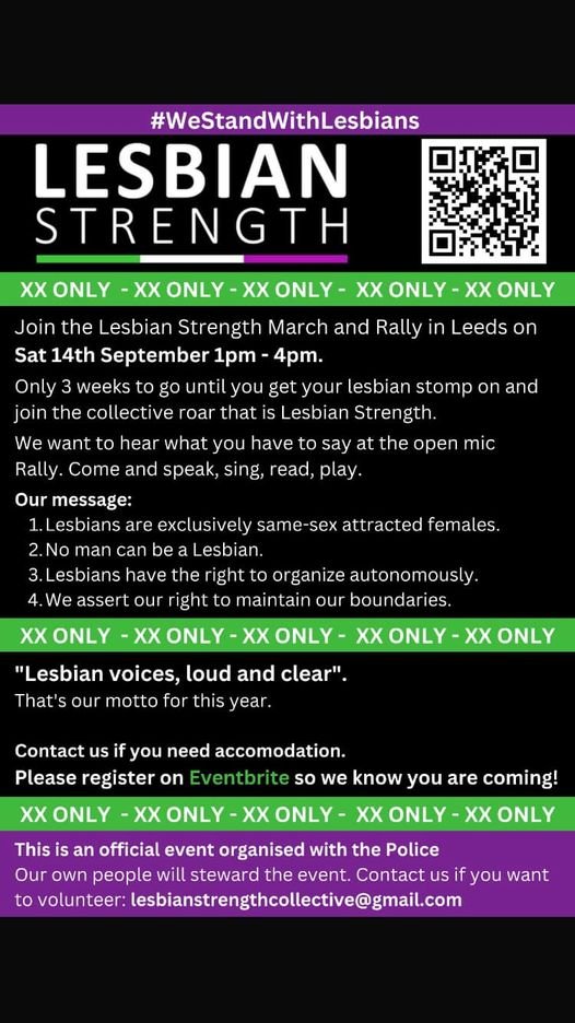 More lesbians fighting back. We can do it if we stand together. Lesbian voices, loud and clear. Let them hear us roar!