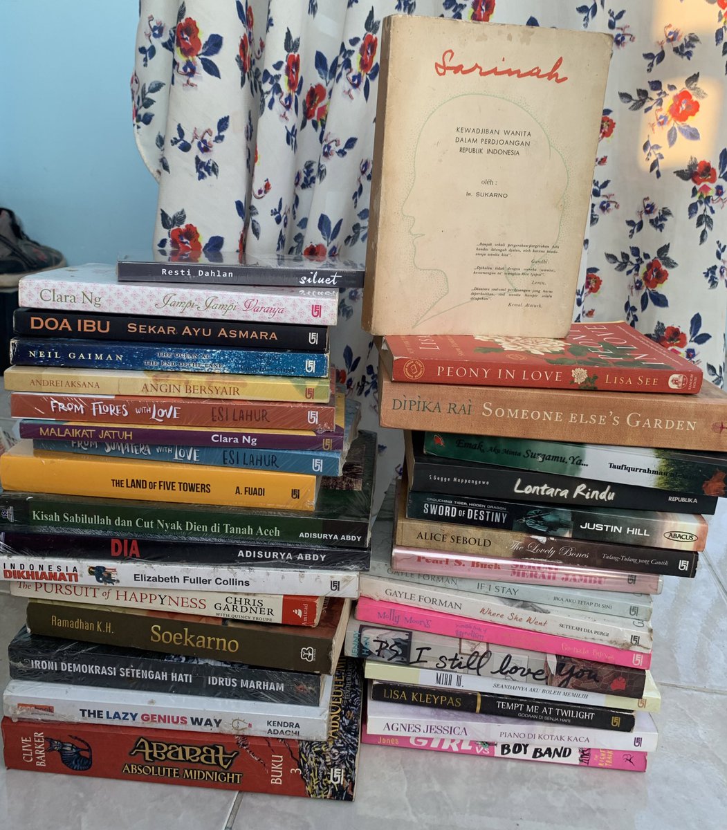 bbbbyss's tweet photo. ❤️‍🔥 WTS BUKU MURAH MERIAH❤️‍🔥 

- open for barter
- Start from 15rb
- exc adm shopee
- 📍 bekasi
- 🚚 setiap weekend

Temen2 yang liat mohon bantu RT yaa ^^ Terima kasiih 🫶 https://t.co/Uxz34X2ult