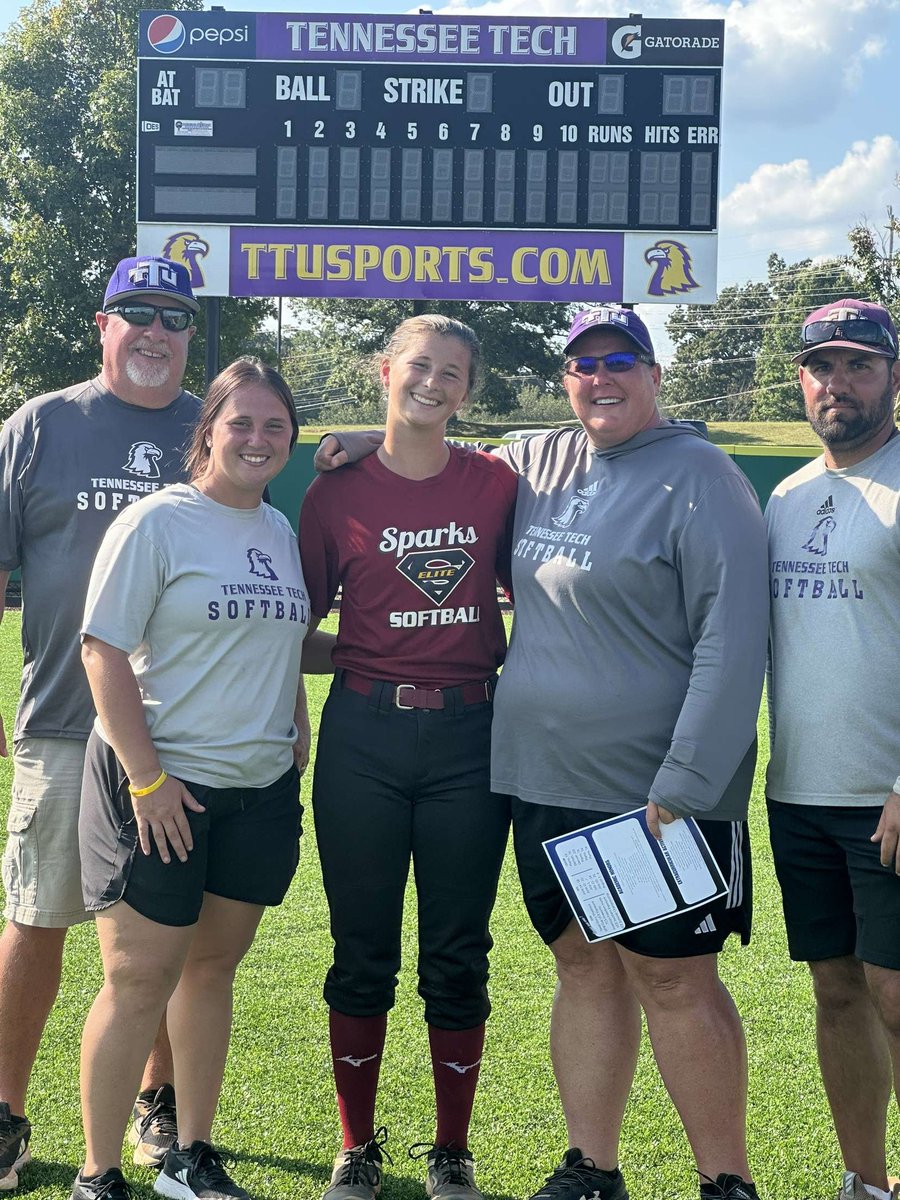 Marleigh McWilliams (@mmcwilliams2025) on Twitter photo I had a great day yesterday at the Tennessee Tech Prospect Camp. Thank you <a href="/daniellepenner/">Danielle Penner</a> <a href="/MarcKKendrick/">Coach Marc K Kendrick</a> <a href="/sammimiller11/">Samantha Miller</a> and staff for your time and feedback. I enjoyed getting to learn about Tennessee Tech Softball and show off my skills. I had a great day yesterday at the Tennessee Tech Prospect Camp. Thank you <a href="/daniellepenner/">Danielle Penner</a> <a href="/MarcKKendrick/">Coach Marc K Kendrick</a> <a href="/sammimiller11/">Samantha Miller</a> and staff for your time and feedback. I enjoyed getting to learn about Tennessee Tech Softball and show off my skills.