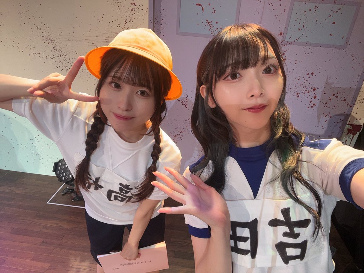 坂倉花さん、鳴海まいちゃん、古仲可奈ちゃん、山崎悠稀さんとお写真