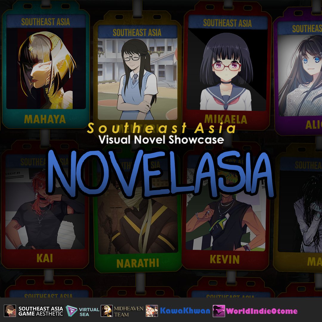 Show up and Show out! 👏
NOVELASIA  - SOUTHEAST ASIA VN SHOWCASE

<a href="/SEAGamethetic/">South East Asia Game Aesthetic</a> announces an extended invitation for SEAsian vn devs to become part of the first showcase highlighting trailers &amp; announcements from SEA vibrant VN scene!

Participation form: tinyurl.com/NOVELASIA-2024