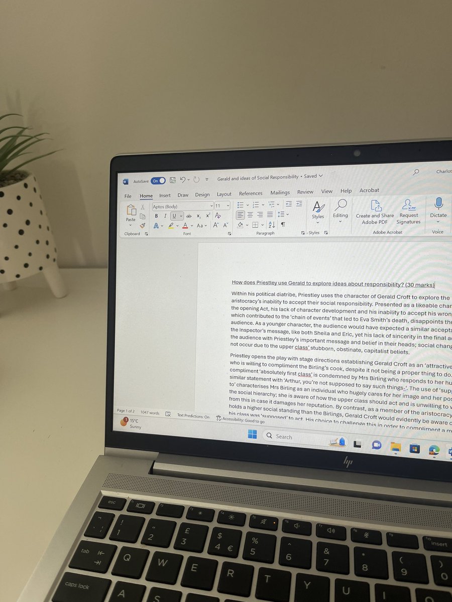 I’ve written a couple of Level 6 essays to use with my groups next year. One exploring the role of Gerald and the other comparing Kamikaze to COTLB. I’ve uploaded them to my Google drive if anyone’s interested 😊

drive.google.com/drive/folders/…