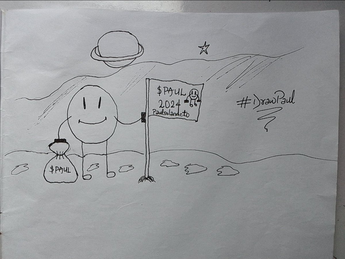 tonnyjayboy's tweet photo. @paulsolanacto Here's my $PAUL drawing story to the moon ๐ ๐
Frame 1: $PAUL ready to launch to the moon
Frame 2: $PAUL on his way
Frame 3: $PAUL finally getting to the moon
#DrawPaul @paulsolanacto https://t.co/Hsii2N47d7