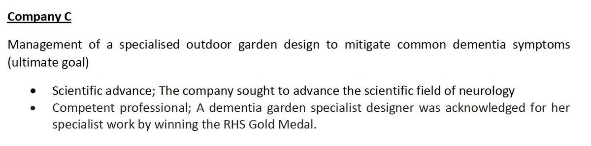 DanNeidle's tweet image. The UK has lost £bn in R&amp;amp;D tax fraud. £100m of this was thanks to &quot;tax specialist&quot; firm Green Jellyfish. 

They hired unqualified creative writing graduates as &quot;technical experts&quot; and gave them briefings claiming that garden design was R&amp;amp;D. 

Thread with evidence:
