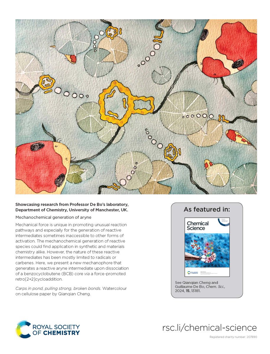 NEW in Chemical Science

Mechanochemical generation of aryne by Guillaume De Bo et al.

🔗 doi.org/10.1039/D4SC03…

📌 #ChemSciCovers