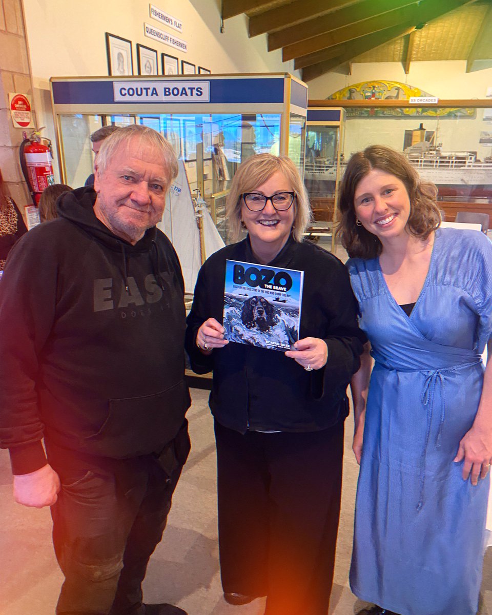 Great to be at the launch of “Bozo the Brave”, a book about the spaniel who swam the Rip and survived (twice!) by Kerri Erler, the Borough’s first female mayor. Hosted at the Queenscliff Maritime Museum, a portion of early sales will be donated to the museum.