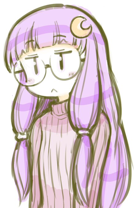 らくがき たてセタめがねパチェ 