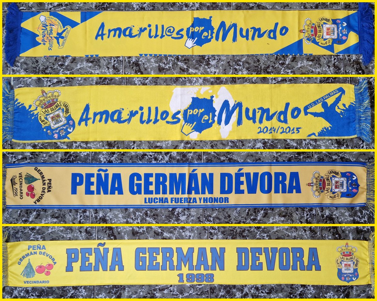 PalmenseSticker's tweet photo. También colecciono bufandas de Peñas de la U.D. Las Palmas..... https://t.co/AJS5y5kxH8