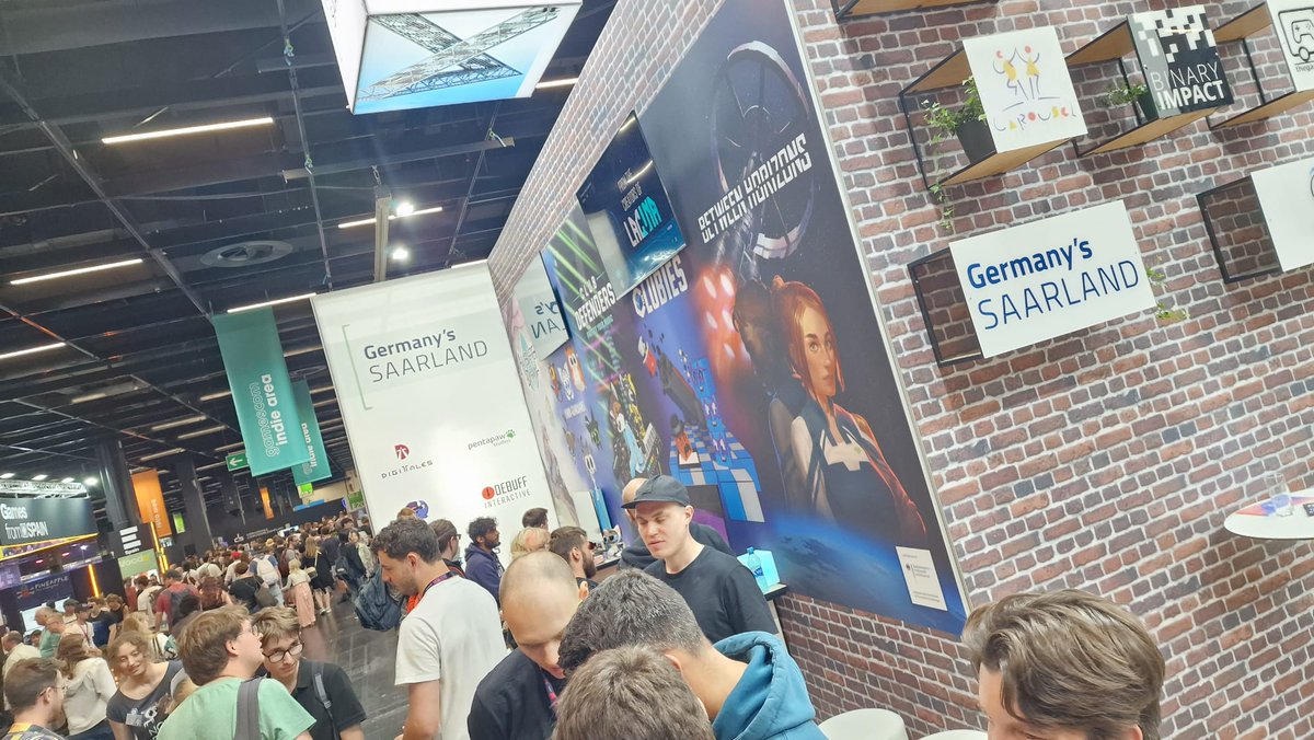 Letzter Tag der #Gamescom2024. Kommt vorbei in Halle 10.2, sagt Hallo und testet tolle Spiele aus dem #Saarland! 

#Gamescom #koelnmesse #cologne #gaming #demo