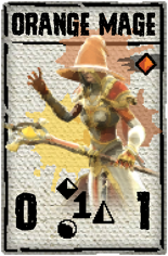 Today's #Inscryption card is: The Orange Mage.