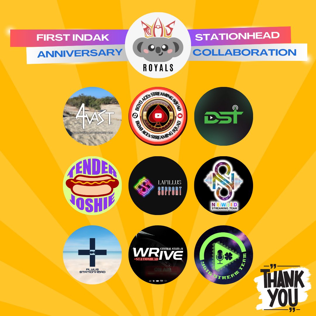 TeamRoyalsOFC's tweet photo. THANK YOU!
A big thank you to our partner fandoms/streaming teams who joined us this afternoon on our #FirstIndakversary streaming party!
The show was a success thanks to everyone! Looking forward to our next collaboration!
Indak Ni Prince Keino
@princekeinoofc https://t.co/ozJzdal0Fi