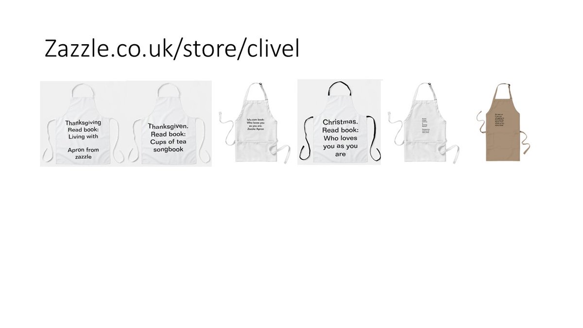 Clivetheauthor's tweet image. Would anyone buy or #wear these #aprons or an #apron from #zazzle #zazzle.co.uk/store/clivel or #read #books #book from #lulu.com or #rosedogbookstore.com yes or no or #maybe