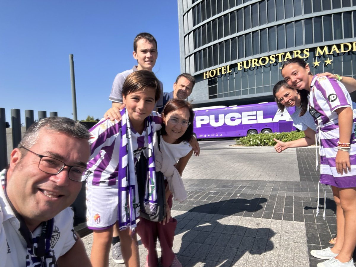 Al asalto del Bernabéu !!!
#aupapucela #RealMadridRealValladolid <a href="/fdprvalladolid/">Federación de Peñas del Real Valladolid</a> <a href="/MARCAvalladolid/">MARCA VALLADOLID</a>