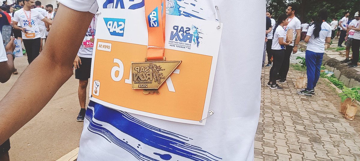 NiranjanJgowda's tweet photo. First 'official' 5k ✅ 
@saplabsindia #saprun https://t.co/rOFvqowmO8