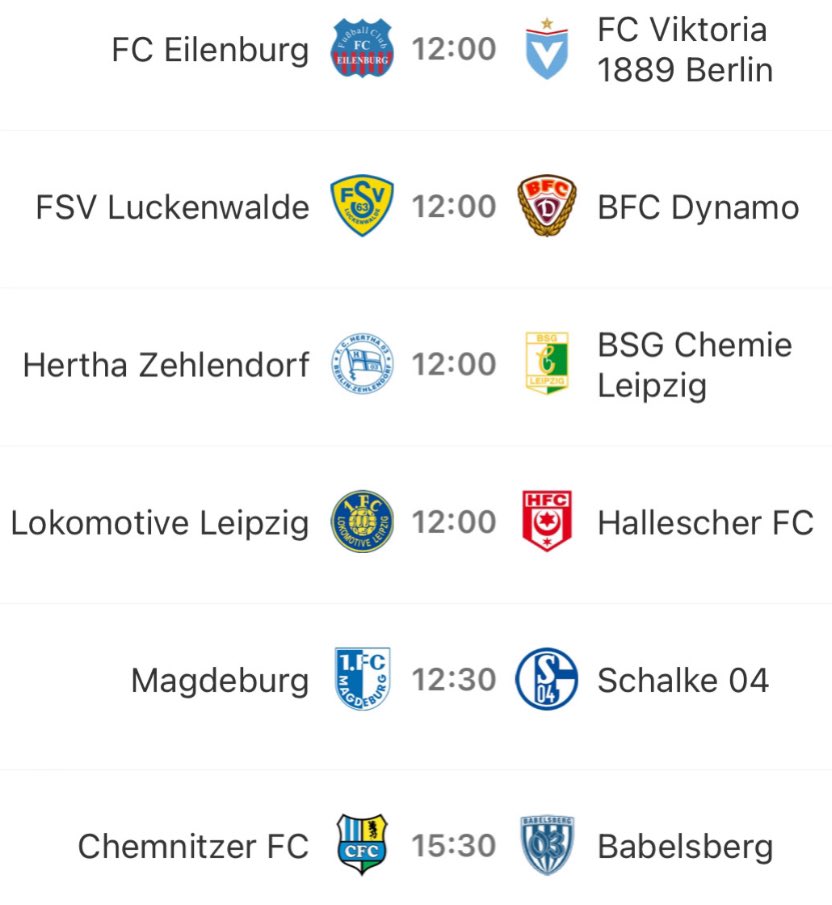 EastGermanFooty's tweet image. Sunday’s fixtures!

Magdeburg take on Schalke in the #2BL looking to make it back-to-back wins!

And there’s plenty of #RLNO action also, with the big friendship game between Lok and Halle being the pick.

It’s live here (VPN):
🔗 mdr.de/video/livestre…