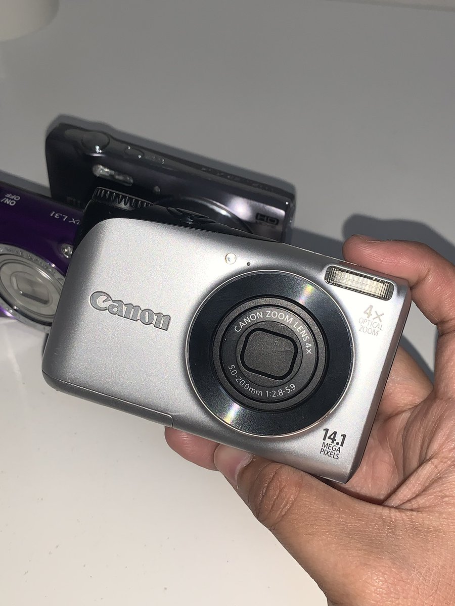 kaeecart's tweet photo. wts lfb digicam ph

Canon PowerShot A2200

selling price: 5,000

details:
- 14.1 mp w/ 4x zoom
- in good condition, no functional issues

inclusions: 
- camera, battery, strap, box with cd and papers https://t.co/CAFnRnOVJu