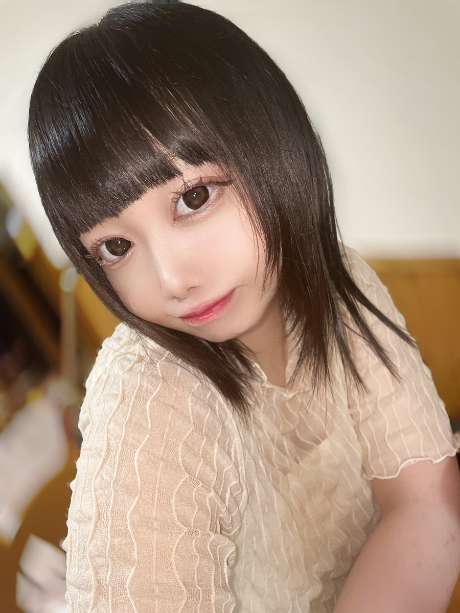 髪切ったから見て〜💖💖💖