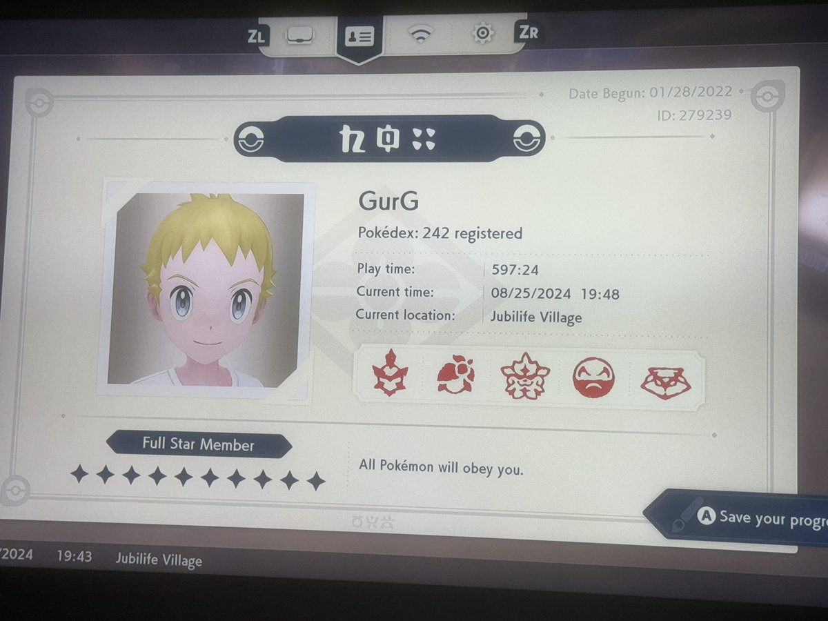 GurG_nerd's tweet photo. Almost 600hrs, and I’ve finally finished the Perfect Dex and completed everything I sought out in #PokemonLegendsArceus. I managed to have a Living Dex, and a box and a half of Shiny Pokemon. Was a slog, but overall a journey I enjoyed going through. Bring on #PokemonLegendsZA https://t.co/jgA4KrJ4Oy