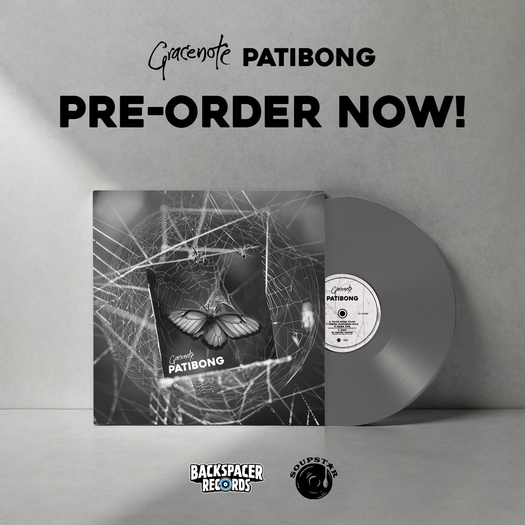 PATIBONG (Limited edition vinyl)

Pre-order now ➡️ bit.ly/patibong

#patibong #gracenote #backspacerrecords #soupstar #vinyl #limitededition #preorder