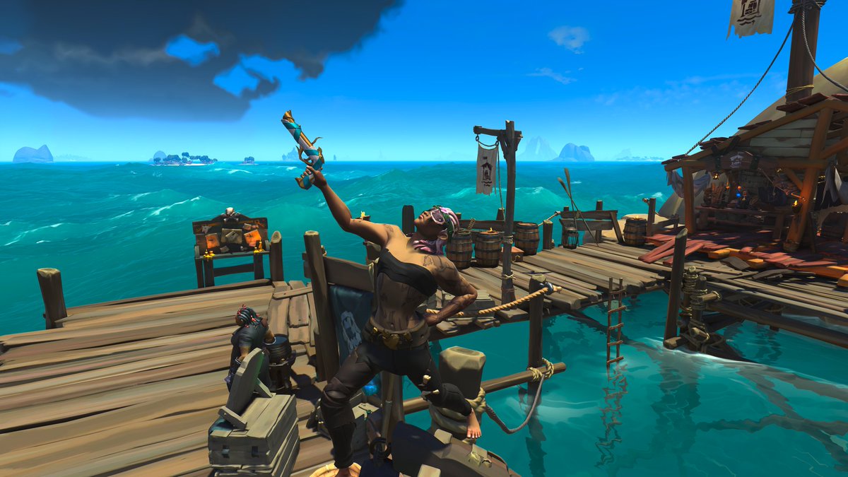 Mornin' stretches✨️
#BeMorePirate #SeaOfThieves