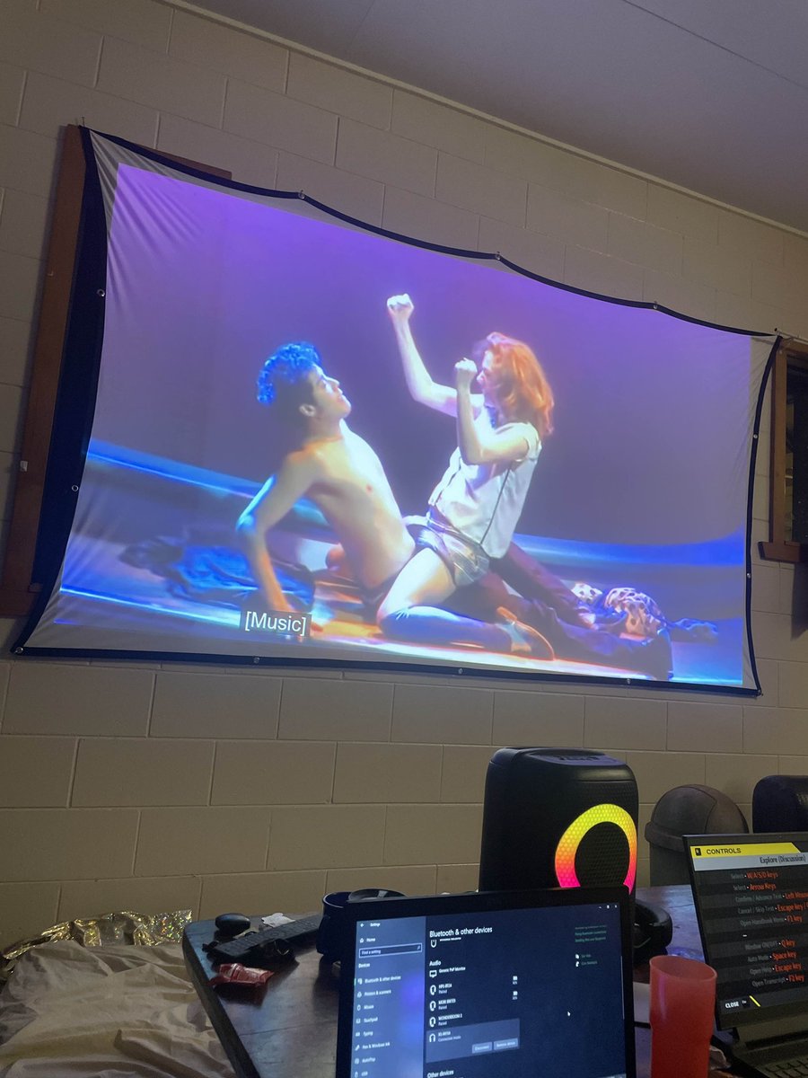 bUnZ1ez's tweet photo. @starving4fyodor Watching heathers https://t.co/ByF9upIT25