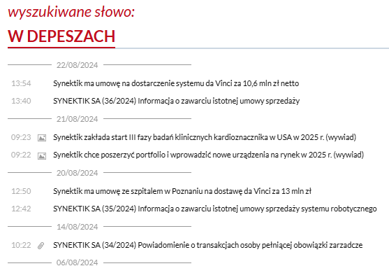 RobertPietraga's tweet photo. #Sezon4 #RaportzPortfela #FinanseOsobiste
17/23
🔸 #synektik +5,22 %
To był bogaty tydzień w informacje fundamentalne.
Poniżej tematy depesz.
Po szczegóły zapraszam do serwisu #infostrefa. https://t.co/bjAXJ8Zeha
