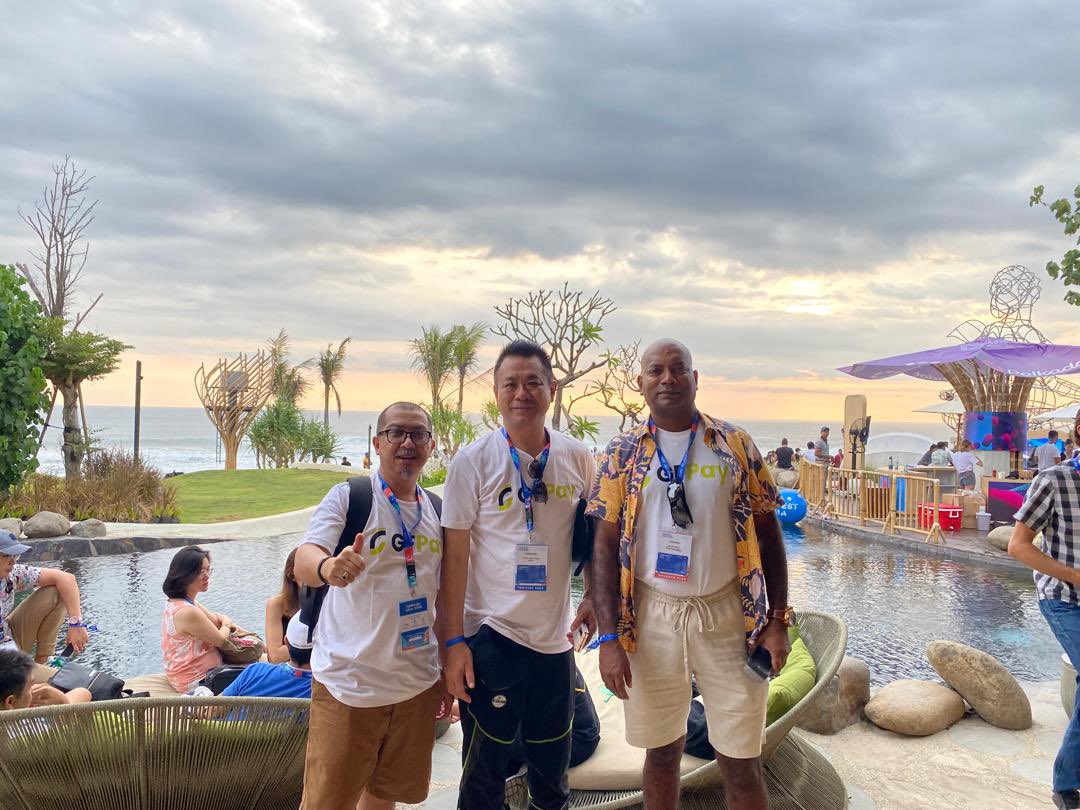 gfinancepay's tweet photo. Day 2: Our $GFP army at @CoinfestAsia in Bali, Indonesia. We were there announcing our first exchange on @CoinstoreExc . August 31, 2024 - Save the date!!! #gfp #gfpay #CoinfestAsia2024 #CryptoAssets #gamefisoon #crypto https://t.co/pNm2RwSvJT