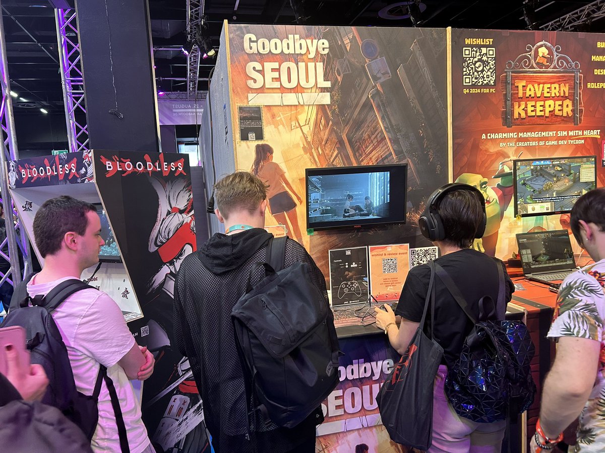 Last day at <a href="/gamescom/">gamescom</a> <a href="/IndieArenaBooth/">Indie Arena Booth</a>!! 

Come visit our booth at 10.2 S29 if you love pixel art, narrative-driven puzzle platformer games 🥰🎮

store.steampowered.com/app/2711590/Go…