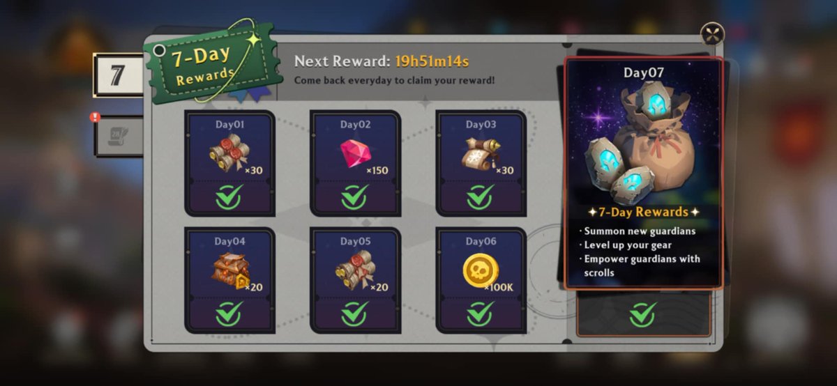 so grateful to know we have this kind of quest this is fire 🔥<3

I just completed the YGG GAP S6 Seventh Day Adventurer quest! #YGGxGOG #YGGGAPS6 <a href="/YieldGuild/">Yield Guild Games</a> <a href="/GuildOfGuardian/">GuildOfGuardians</a>