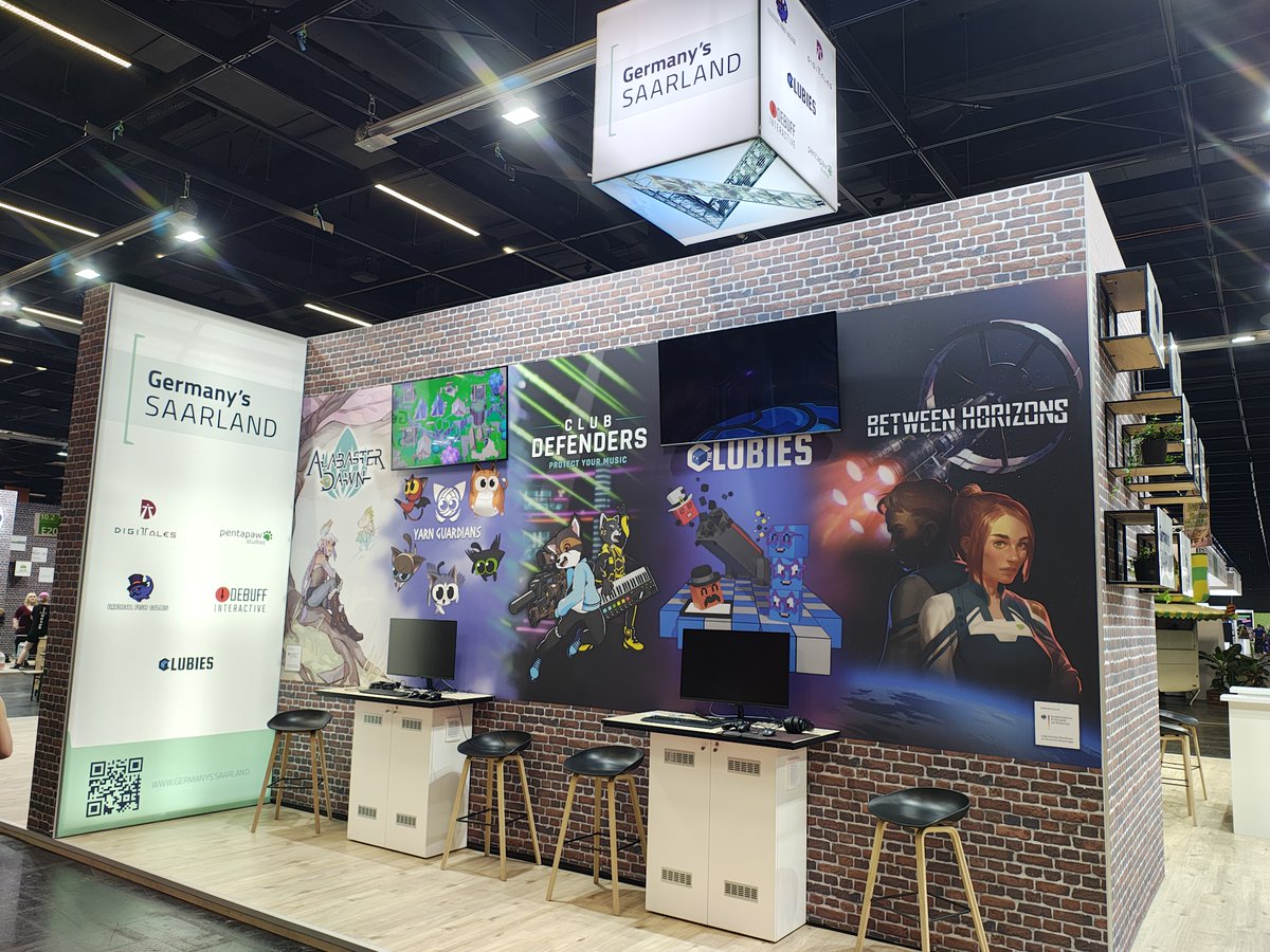 Thank you guys for yet another amazing gamescom! Today's the last chance to visit the booth we share with some local indie friends this year. Look for "Germany's SAARLAND" in the Indie Area in Hall 10.2, right across from the Indie Arena Booth. ✨