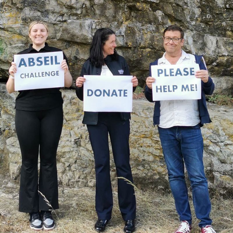 Big THANK YOU 🙏 to everyone who donated to our charity abseil challenge. We managed to raise £1519 which will help fund our ongoing learning and visitor activities!