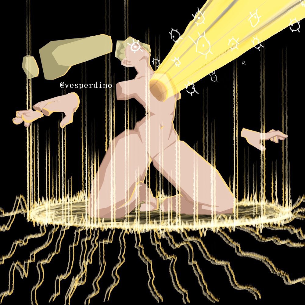 a drawing i did a long time ago. still think it's my best piece, i don't think i could do this again today 

#ArtistOnTwitter #ArtistOnX #digitalart #artmoots