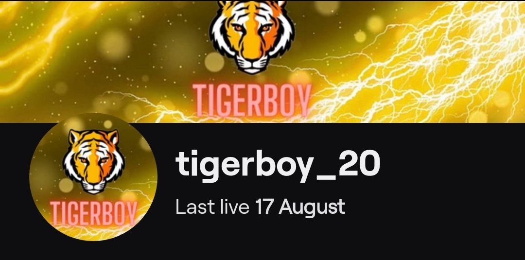 Eight Days Tiger
Open up streamlabs you cunt