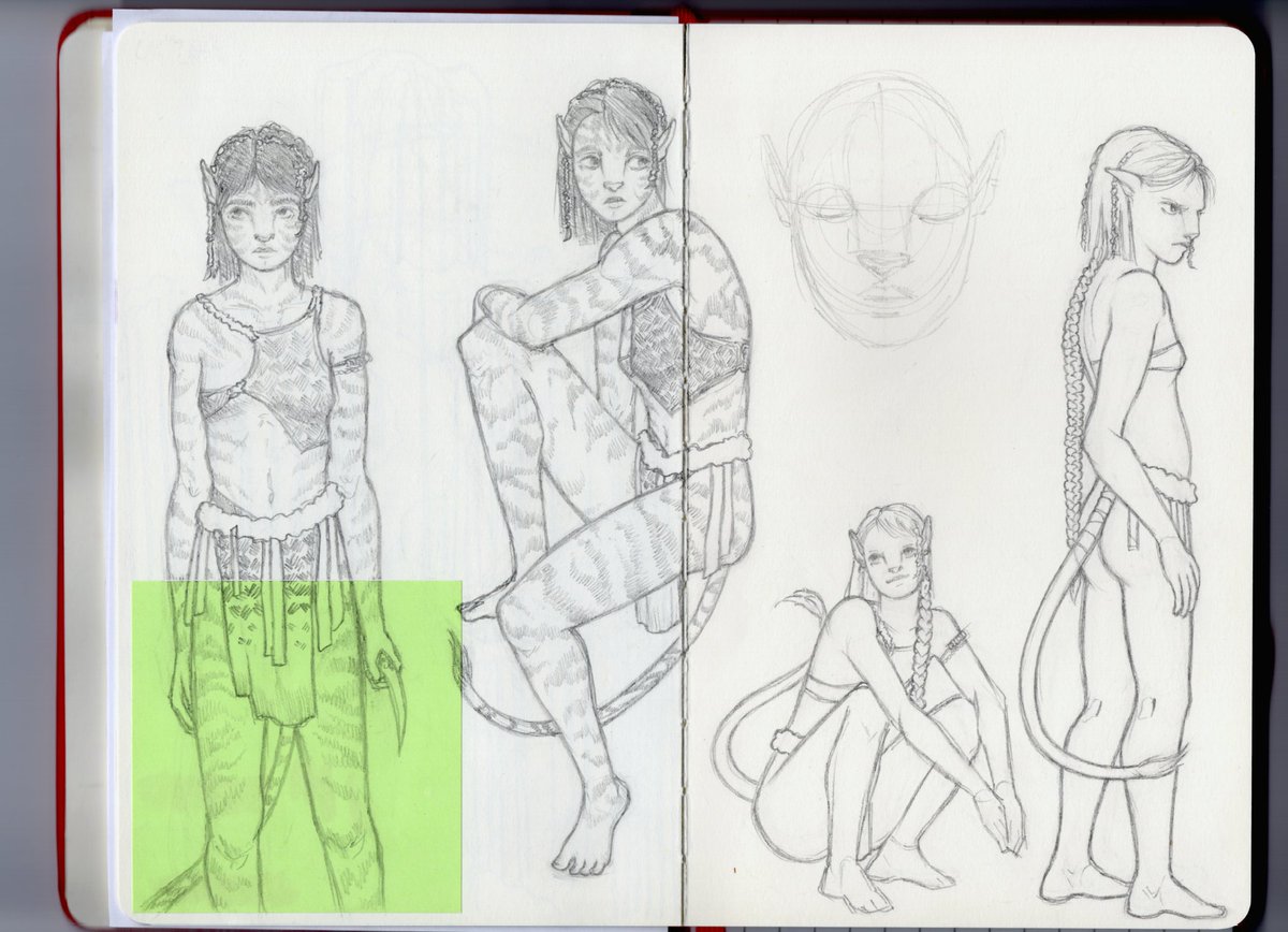 CoyotePip's tweet photo. To celebrate #avatar #avatarday that took place a few days ago, here are some of my Pandora and Na'vi (me) drawings!!
#originalart #fanart #avatarart #pandora #navi #avatarday2024 #sketchbook #traditionalart #foryoupage https://t.co/ED2JxeiBPD