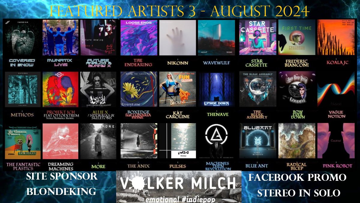 𝗿𝗲𝘃𝗶𝘃𝗮𝗹𝘴𝘺𝘯𝘵𝘩.𝘤𝘰𝘮 (@revivalsynth) on Twitter photo Featured Artists 3 - Aug 2024
revivalsynth.com
<a href="/KatCaroline3/">Kat Caroline</a> <a href="/CoveredinSnow1/">Covered in Snow</a> <a href="/DjFred91/">Frederic Bianconi</a> <a href="/KoalaJC23/">KO∆L∆ JC</a> <a href="/methodsmusik/">M E T H O D S</a> @eeulaliee <a href="/kuroiamedream/">Dreaming Machines</a> <a href="/bow_ever84666/">Bow Ever Down official</a> <a href="/pulsesnotts/">pulses</a> <a href="/BicepRadical/">Radical_Bicep</a> <a href="/Sidewalks_Jake/">Sidewalks and Skeletons</a> #AllieX @PlasticsBand <a href="/munatix_music/">Munatix</a> •♬LIVE♫•
<a href="/venceromance/">Václav Šimána (Vence Romance)</a> <a href="/volkermilch/">Volker Milch Music</a> Featured Artists 3 - Aug 2024
revivalsynth.com
<a href="/KatCaroline3/">Kat Caroline</a> <a href="/CoveredinSnow1/">Covered in Snow</a> <a href="/DjFred91/">Frederic Bianconi</a> <a href="/KoalaJC23/">KO∆L∆ JC</a> <a href="/methodsmusik/">M E T H O D S</a> @eeulaliee <a href="/kuroiamedream/">Dreaming Machines</a> <a href="/bow_ever84666/">Bow Ever Down official</a> <a href="/pulsesnotts/">pulses</a> <a href="/BicepRadical/">Radical_Bicep</a> <a href="/Sidewalks_Jake/">Sidewalks and Skeletons</a> #AllieX @PlasticsBand <a href="/munatix_music/">Munatix</a> •♬LIVE♫•
<a href="/venceromance/">Václav Šimána (Vence Romance)</a> <a href="/volkermilch/">Volker Milch Music</a>