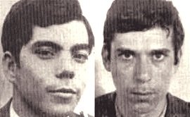 ConsuorF's tweet photo. #TalDiaComoHoy de 1982 #ETA asesinó en #Mungía (Vizcaya) a los jóvenes TEDAX de la @guardiacivil Vicente Gómez que cumplía 26 años ese mismo día y Miguel Garrido de 22. Pese haber tomado todas las precauciones la bomba estalló en el último momento.

#Héroes

#Impunes

🧵 https://t.co/VaWVl5CUdK