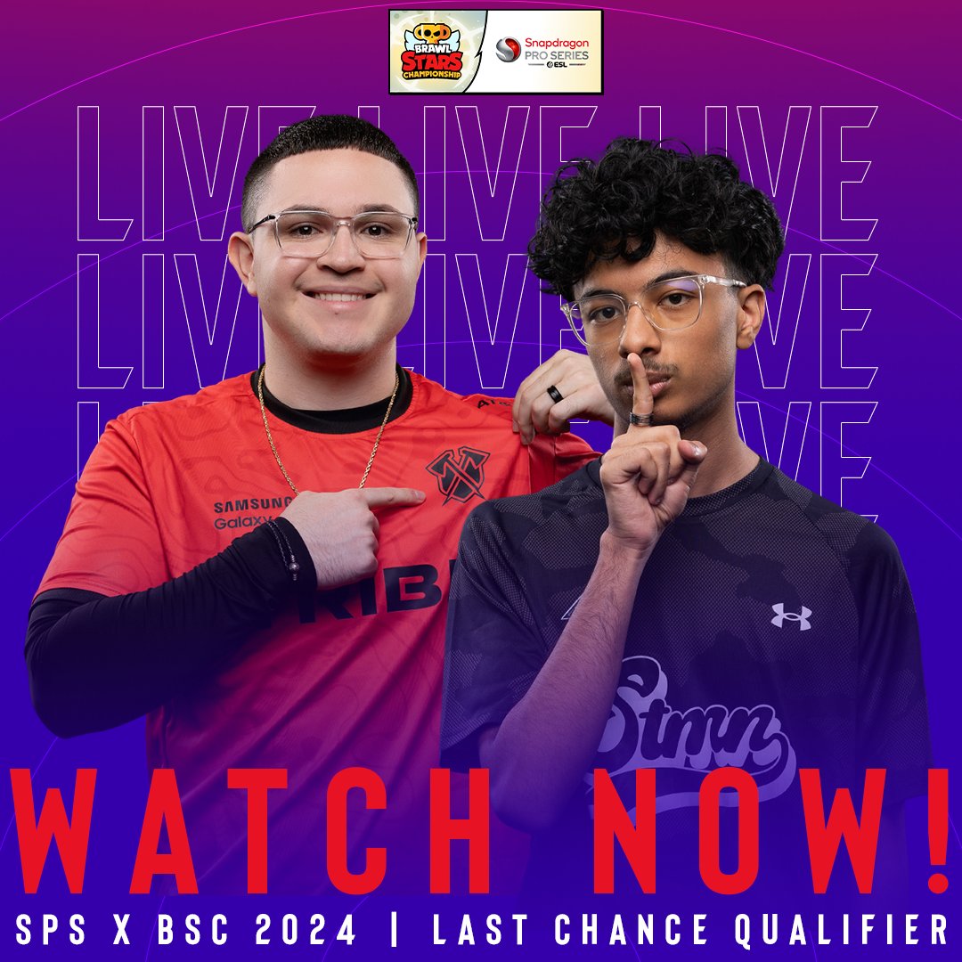 ESL Brawl Stars (@eslbrawlstars) on Twitter photo IT'S WORLDS OR NOTHING DAY!
#BSCxSPS24 is LIVE NOW
event.brawlstars.com
#SnapdragonProSeries #BrawlEsports #Gamescom <a href="/Brawl_esports/">Brawl Stars Esports</a> IT'S WORLDS OR NOTHING DAY!
#BSCxSPS24 is LIVE NOW
event.brawlstars.com
#SnapdragonProSeries #BrawlEsports #Gamescom <a href="/Brawl_esports/">Brawl Stars Esports</a>