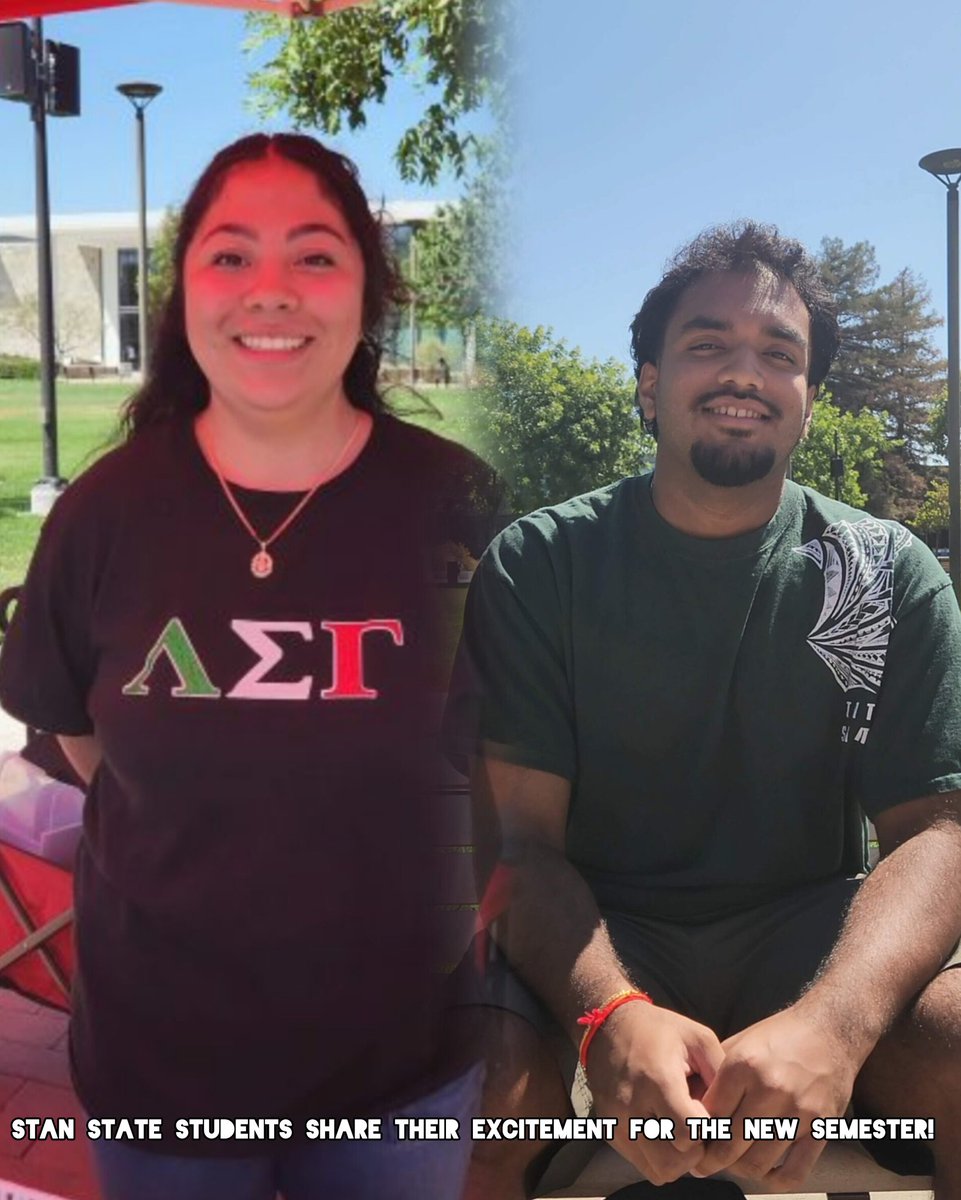 Get ready to join the Stan State students as they gear up to conquer the coming semester! Discover what they're looking forward to this fall. Link in bio! #StanState #fall2024