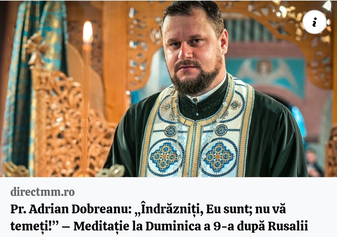 AdrianDobreanu's tweet photo. Cel care poartă grijă de Biserică este Hristos ce stă la cârma ei și care indică întotdeauna „Nordul” mântuirii noastre spre Împărăția lui Dumnezeu!
https://t.co/Kw9Rbzv5QU https://t.co/dtd8VlemO8