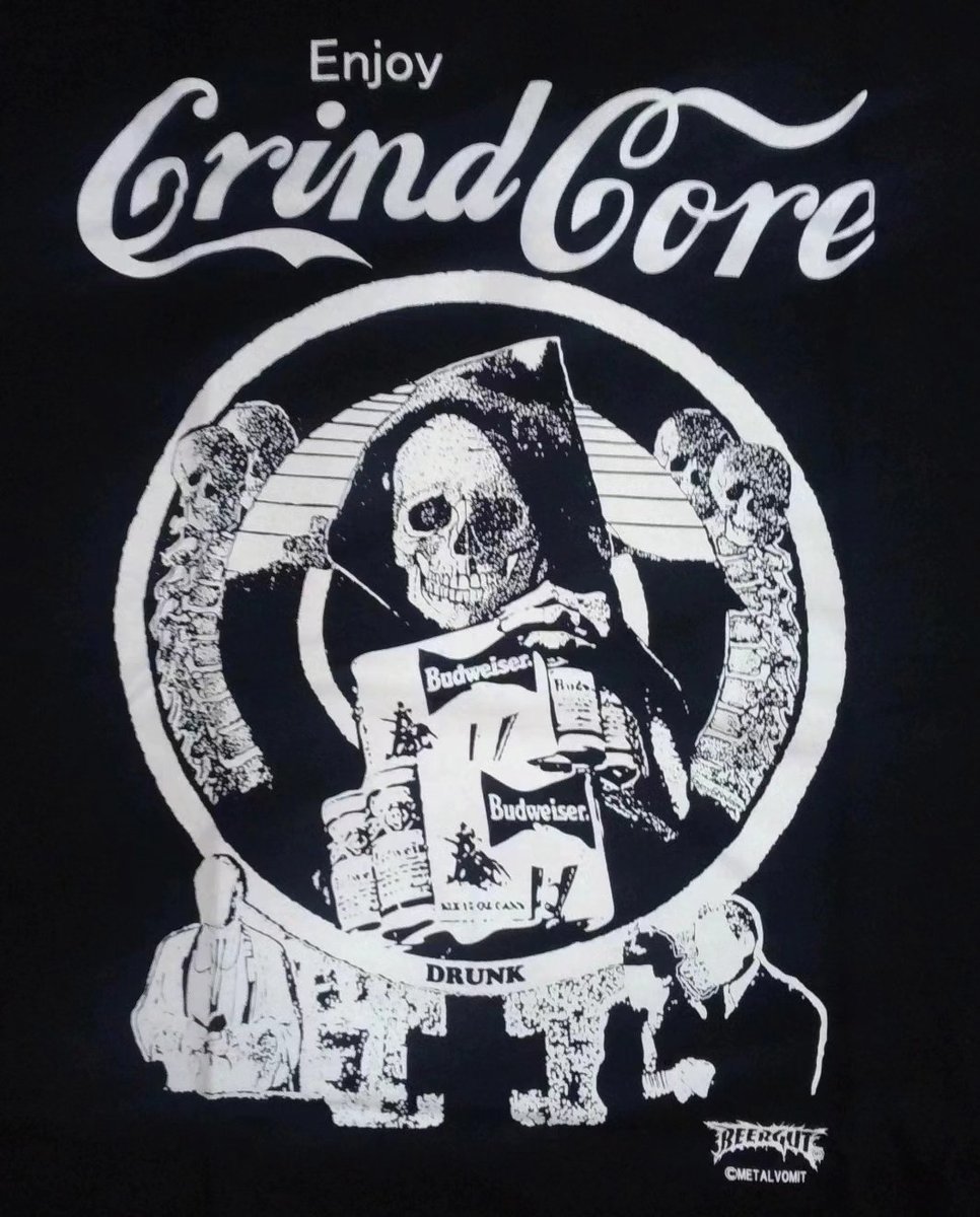 metalbarfer's tweet photo. GRINDCORE!!DRUNK LIFE!!
9/1坂戸エクストリームに持っていきます！
つつじヶ丘に来れなかった方は是非！
#坂戸エクストリーム #坂戸EXTREME
#metalvomit https://t.co/JAvHDuR5EL