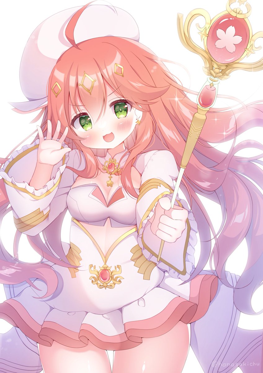「「みんなの願いを咲かせる祈り!  魔法少女みこ!」 #ホロウィッチ #miko_」|花咲ちゆ🐇🎨お仕事募集中(Vtuberさきちゅ)のイラスト