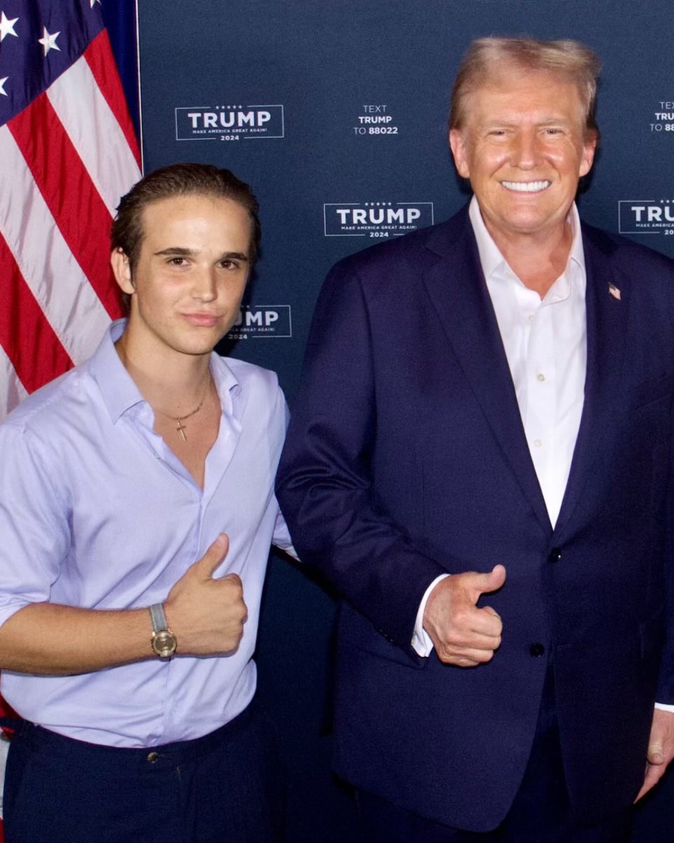 BoLoudon's tweet image. My name is Bo Loudon. I turned 18 years old today and I'll be PROUDLY casting my first ever vote for Donald Trump.

We’re going to win in November, but we can’t do it without building a young coalition ready to take Kamala on.

Share and follow me @BoLoudon to support my mission!