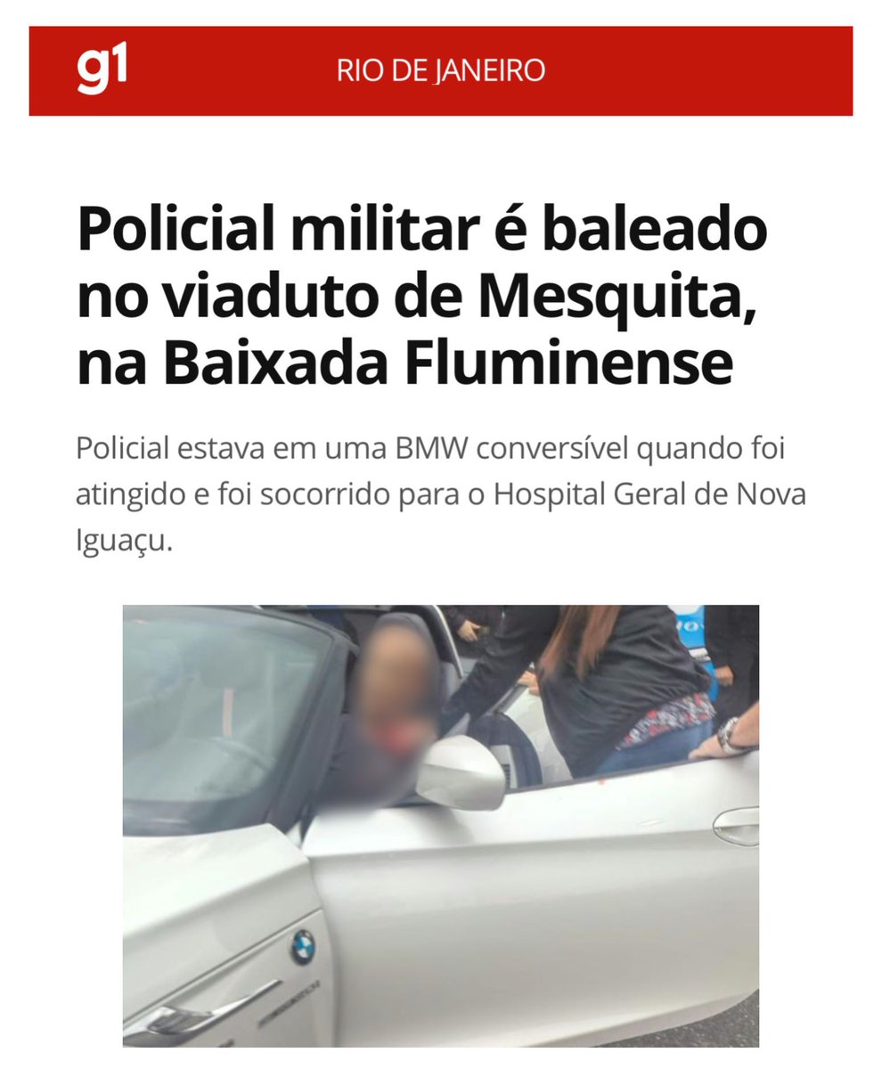 lazarorosa25's tweet photo. PM
Baleado 
Numa
BMW Z4 Conversível

Tudo normal no Rio de Janeiro! https://t.co/F8kkr54CM1