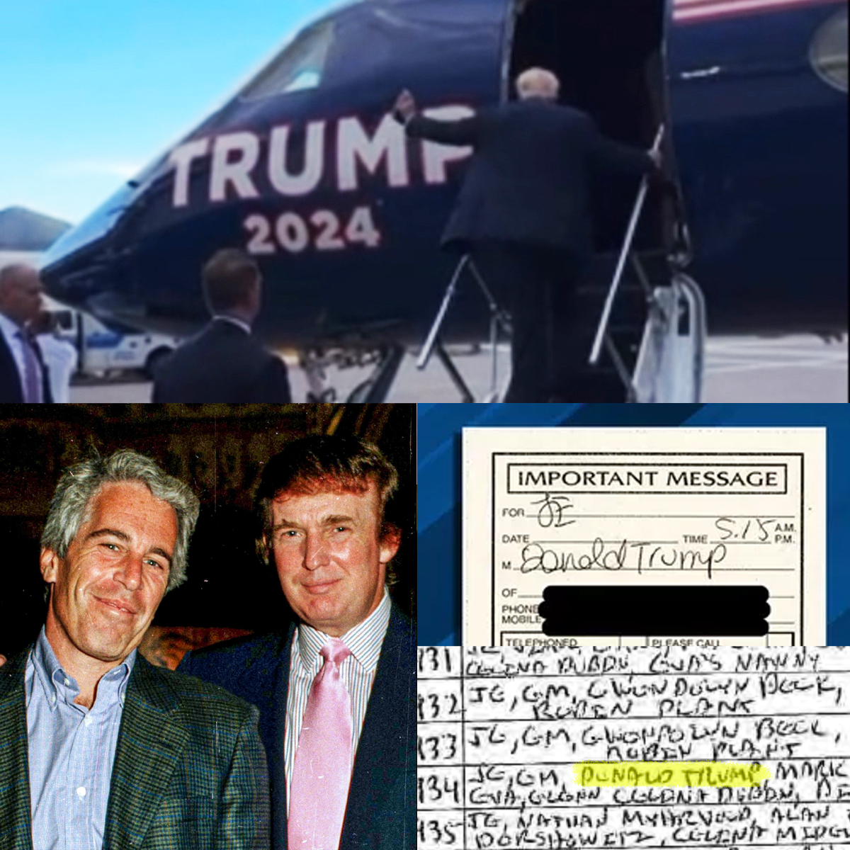 REMINDER: Since the media is avoiding this subject like the plague, I'd like to point out that trump is:

- in more pictures with Epstein than with his son
- flew in Epstein's old jet WEEKS ago
- appears on Epstein's call logs
- appears on Epstein's flight logs

...and says his