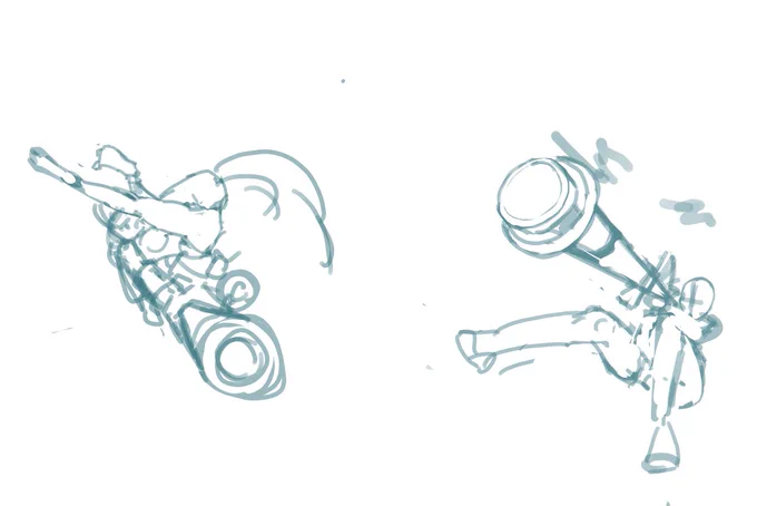 wip 構図やらポーズが決まらない。ボーイズ?対戦車ライフルもよく分かってないし、いい感じの構図の資料探すのも難航しているから一旦切り上げて、別の案を考えてみようか。。。