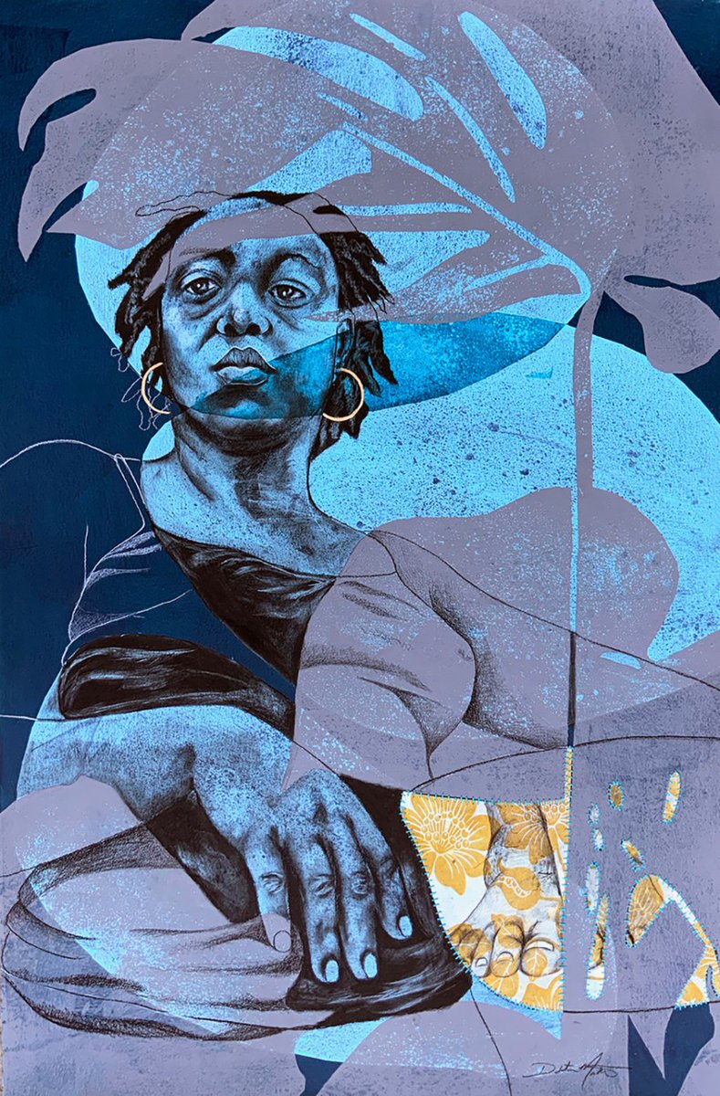 Delita Martin, My Mother’s Bowl (self-portrait), 2021 #WomensArt